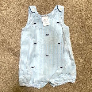 Vineyard Vines blue whale bubble 6-12mo